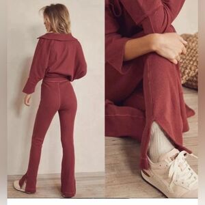 Free People NEW Under the Stars Slim Fitted Flare Pants XS